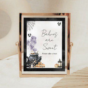 Baby is Brewing Witch Babies are Sweet Sign