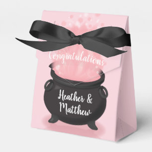 Baby is Brewing Witch Shower Gothic Pink Girl Favour Box