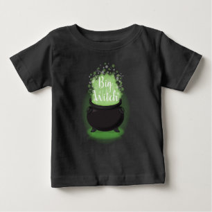 Baby is Brewing Witch Shower Halloween Cauldron Baby T-Shirt