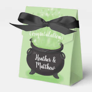 Baby is Brewing Witch Shower Halloween Cauldron Favour Box