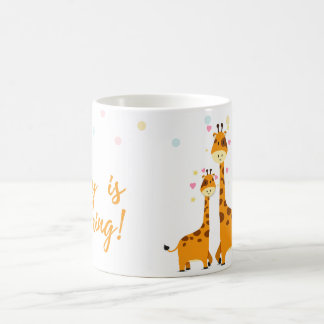 baby is coming coffee mug