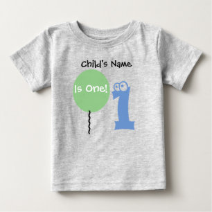 baby is one 1 , 1st first Birthday,t-shirt T-Shirt