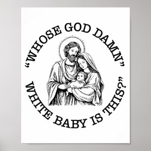 Baby Is This Christian Nativity Parody Poster
