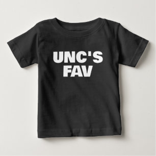 baby is uncle's favourite T-Shirt