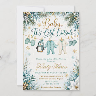 Baby It’s Cold Outside Shower Invitation