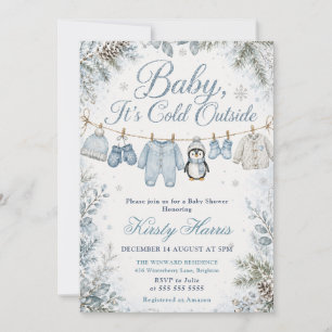 Baby It’s Cold Outside Shower Invitation