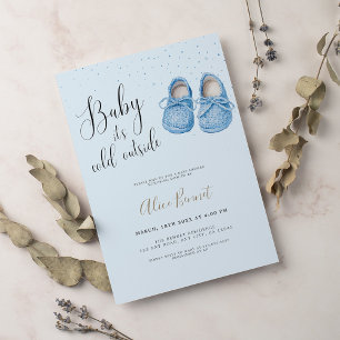 Baby it’s cold outside Winter Baby Shower Invitation