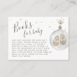 Baby it’s cold outside Winter Books for Baby Enclosure Card<br><div class="desc">“Baby it’s cold outside” Celebrate the mum-to-be with this gender neutral winter books for baby enclosure card featuring a minimalist watercolor illustration of a glass ornament with baby shoes inside.</div>