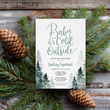 Baby It’s Cold Outside Winter Woodland Baby Shower