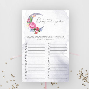 Baby Item Game. Over the Moon Baby Shower Game
