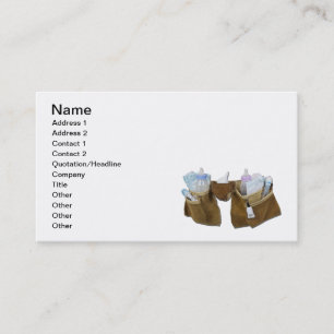 Baby Items Filling Leather Tool Belt Business Card
