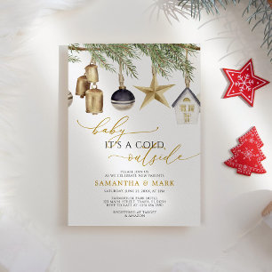 Baby it's a Cold Outside Winter Baby Shower Invitation