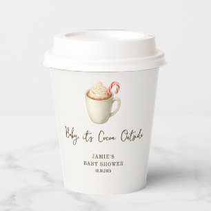 Baby, It's Cocoa Outside Baby Shower Paper Cups