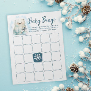 Baby It's Cold Outside Baby Bingo Notepad