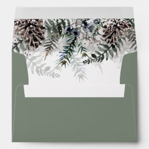 Baby it's cold outside baby shower 5x7 envelope