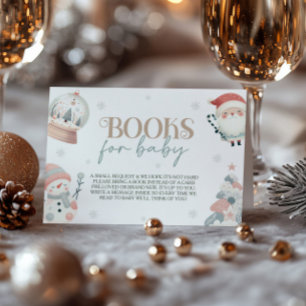 Baby Its Cold Outside Baby Shower Book Request Enclosure Card