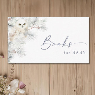 Baby It's Cold Outside Baby Shower Books for Baby Enclosure Card