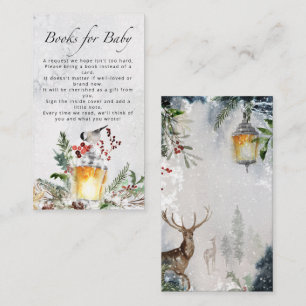Baby it's cold outside baby shower books for baby enclosure card