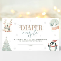 Baby Its Cold Outside Baby Shower Diaper Raffle