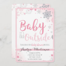 Baby it's Cold Outside Baby Shower Invitation