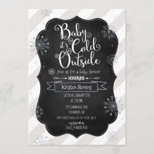 Baby it's Cold Outside Baby Shower Invitation