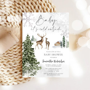 Baby It's Cold Outside Baby Shower Invitation