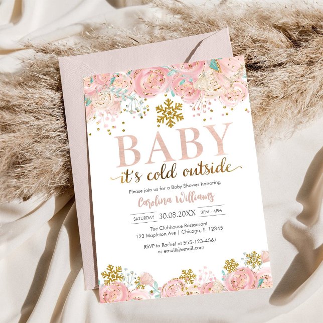 Baby It's Cold Outside Baby Shower Invitation (Creator Uploaded)