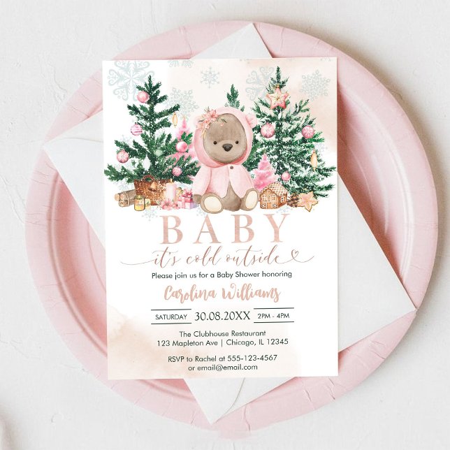 Baby It's Cold Outside Baby Shower Invitation (Creator Uploaded)