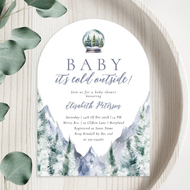 Baby It's Cold Outside Baby Shower Invitation (Creator Uploaded)