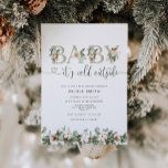 Baby its cold outside baby shower invitation<br><div class="desc">Baby its cold outside baby shower Invitation. Gender Neutral Baby Shower Invitation.
Matching items available.</div>