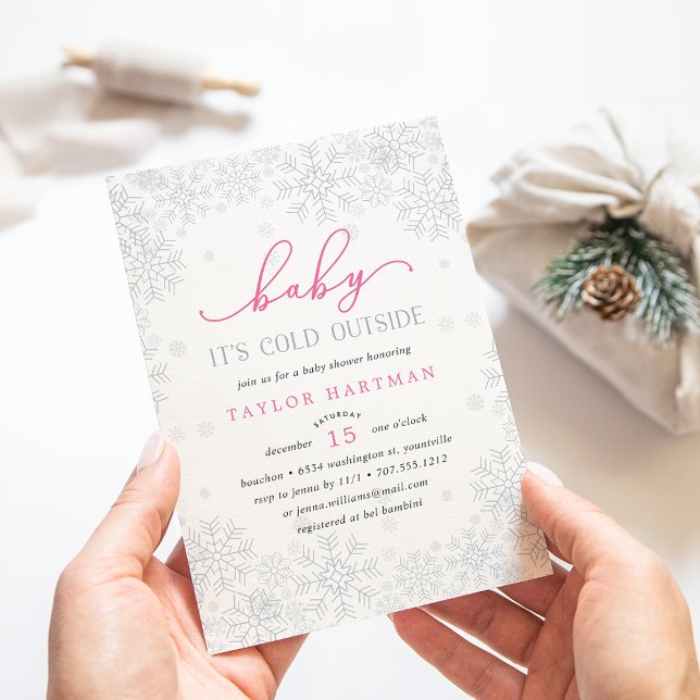 Baby It's Cold Outside | Baby Shower Invitation (Creator Uploaded)