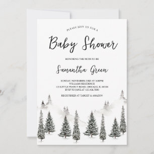 Baby It's Cold Outside Baby Shower Invitation