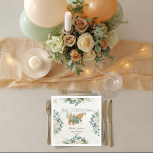 Baby It's Cold Outside Baby Shower Invitation  Napkin
