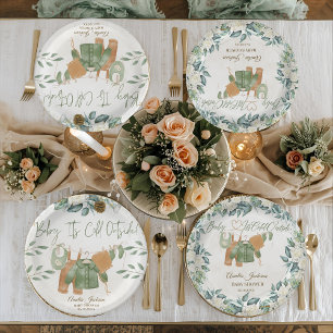 Baby It's Cold Outside Baby Shower Invitation  Paper Plate