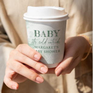Baby its cold outside baby shower paper cups