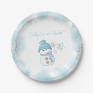 Baby It's Cold Outside Baby Shower Paper Plate