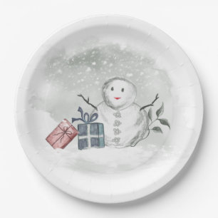 Baby its cold outside baby shower paper plates