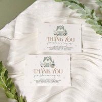 Baby Its Cold Outside Baby Shower Thank You Card