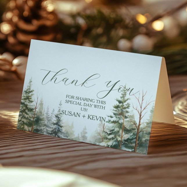 Baby Its Cold Outside Baby Shower Thank You Card (Creator Uploaded)