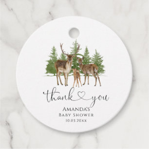 Baby It's Cold Outside Baby Shower Thank You Favour Tags