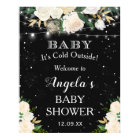 Baby Its Cold Outside Baby Shower Welcome Sign