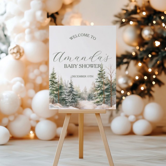 Baby Its Cold Outside Baby Shower Welcome Sign (Creator Uploaded)
