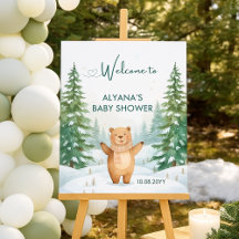 Baby Its Cold Outside Baby Shower Welcome Sign