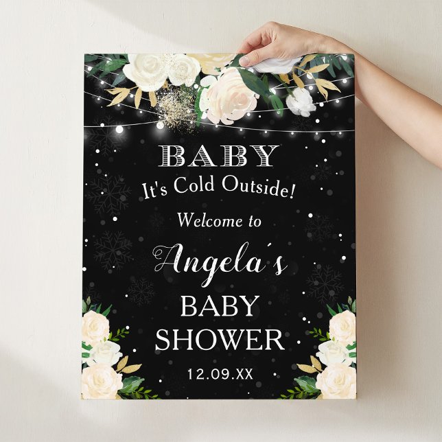 Baby Its Cold Outside Baby Shower Welcome Sign (Creator Uploaded)