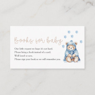 Baby It's Cold Outside Bear Books For Baby Enclosure Card