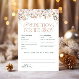 Baby it's Cold Outside Bear Predictions for Baby 