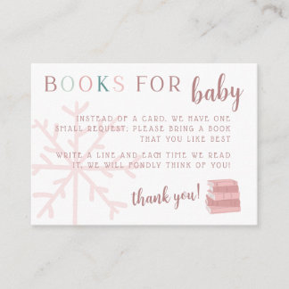 Baby it's Cold Outside Books for Baby Enclosure Card
