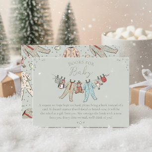 Baby Its Cold Outside Books for Baby Winter Shower Enclosure Card