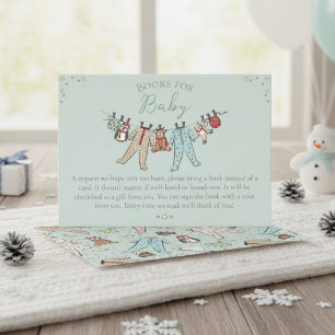 Baby Its Cold Outside Books for Baby Winter Shower Enclosure Card