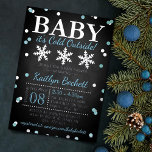 Baby It's Cold Outside Boys Winter Baby Shower<br><div class="desc">Celebrate in style with these sweet and very trendy real foil pressed baby shower invitations. This design is easy to personalise with your special event wording and your guests will be thrilled when they receive these fabulous invites.</div>